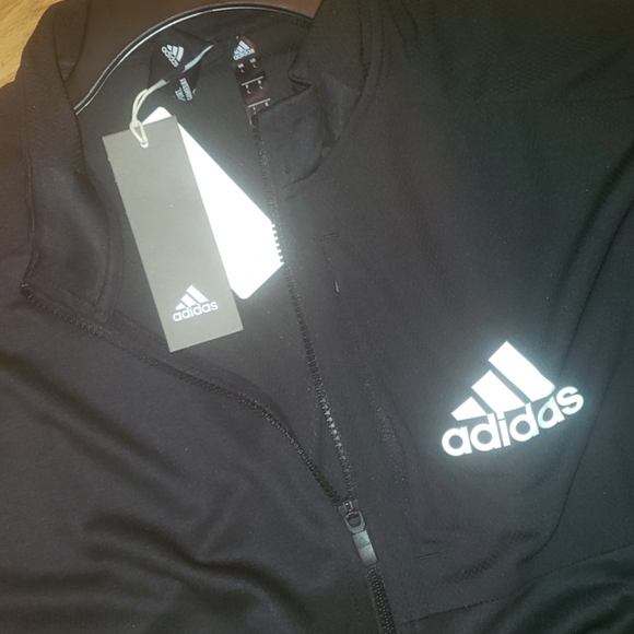 Brand New Textured Adidas M TI Bomber jacket - Picture 4 of 7